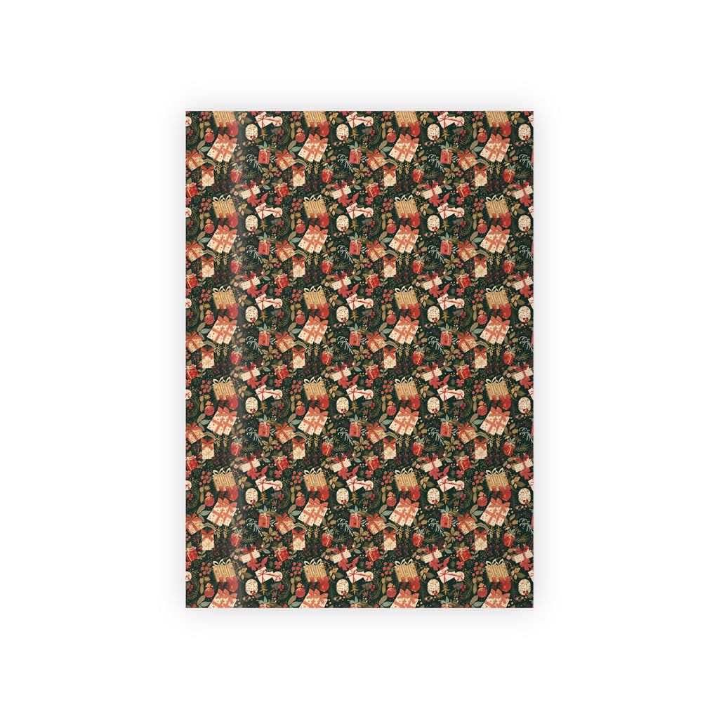Christmas Santa Gift Wrap Roll — Vintage Santa & Presents Holiday Wrapping Paper