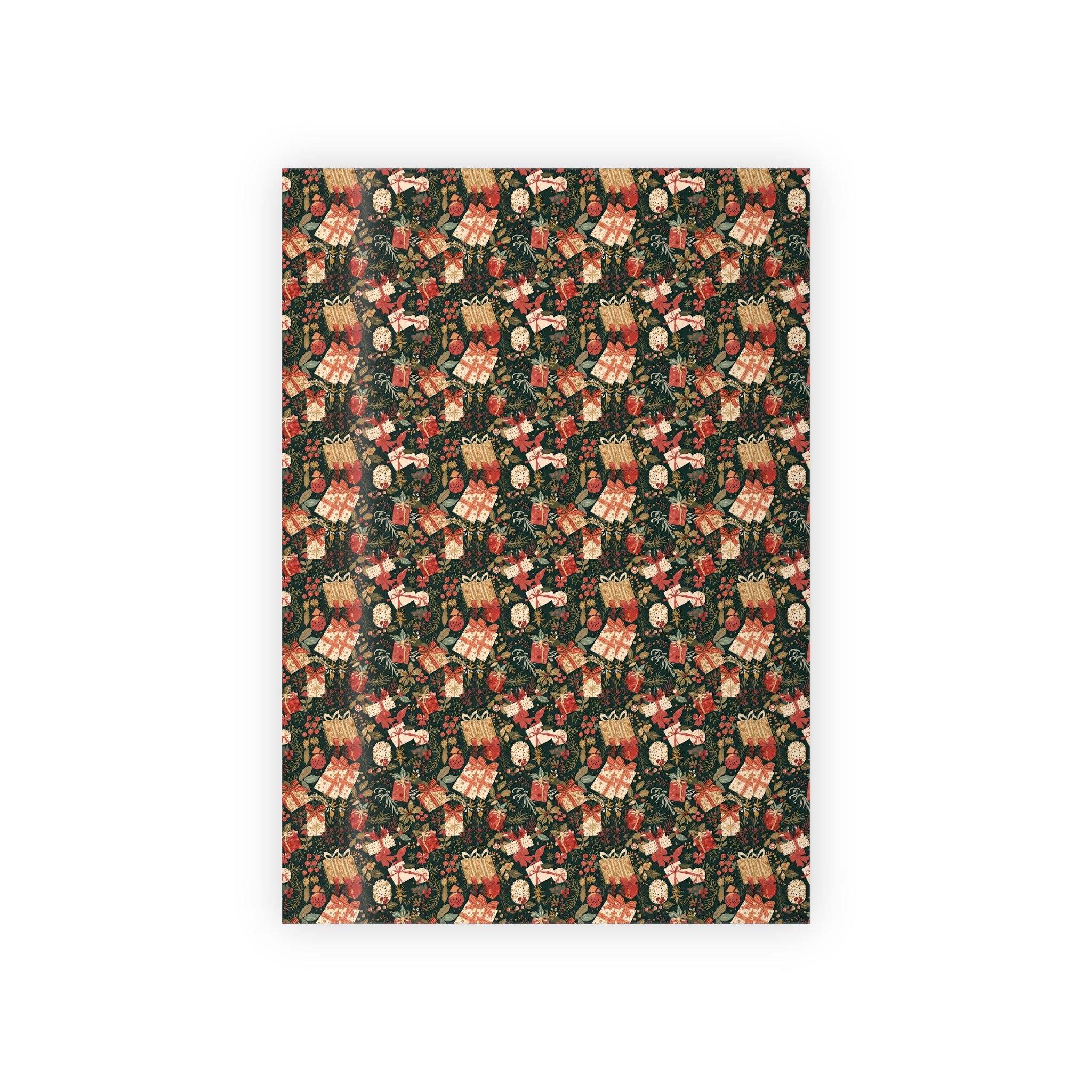 Christmas Santa Gift Wrap Roll — Vintage Santa & Presents Holiday Wrapping Paper