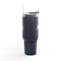 AI-Themed 40oz Insulated Travel Mug with Handle & Straw