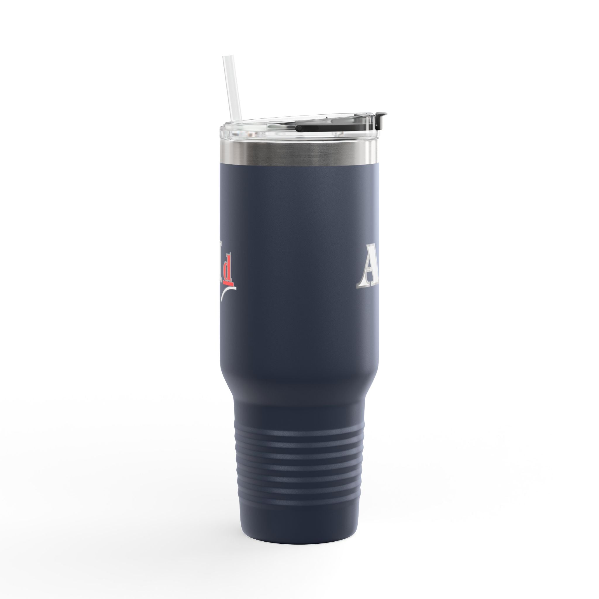 AI-Themed 40oz Insulated Travel Mug with Handle & Straw