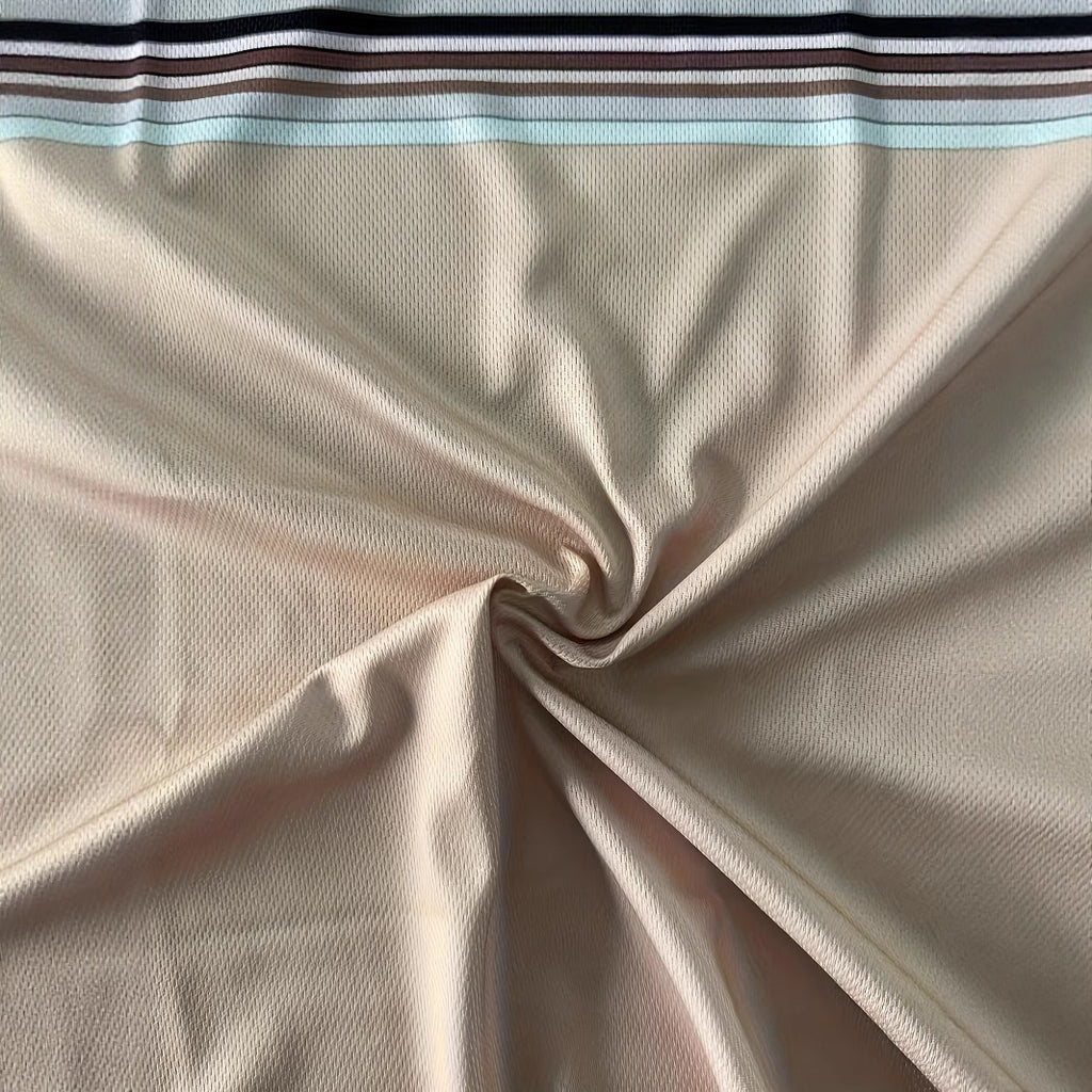 Summer Men's Breathable Comfortable Outdoor Casual Short-sleeved Round-neck Shorts Set