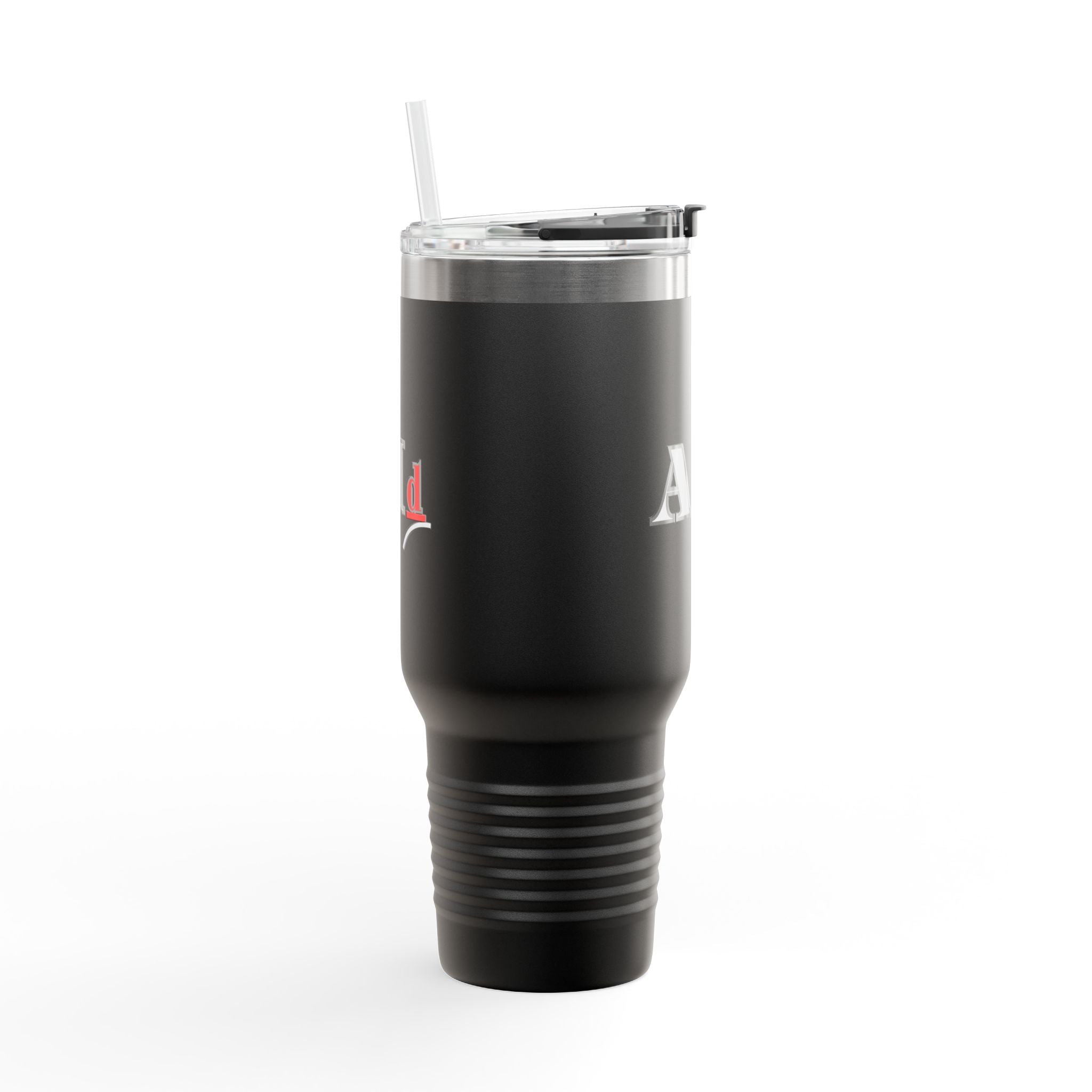 AI-Themed 40oz Insulated Travel Mug with Handle & Straw