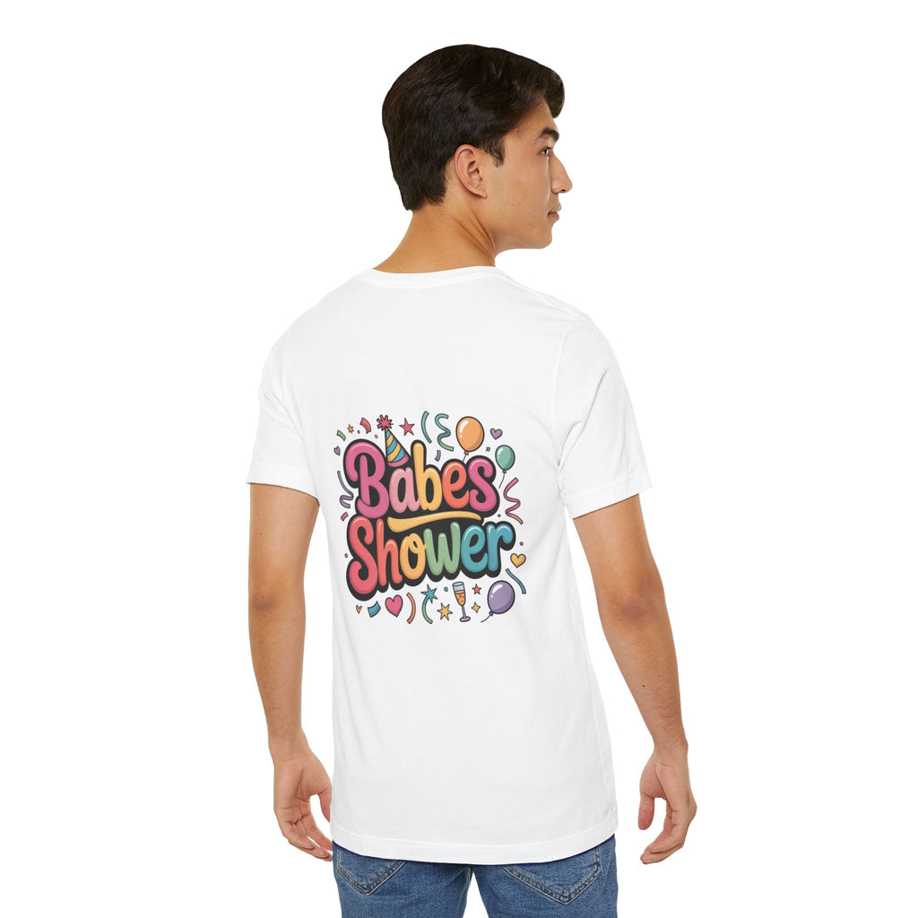 Babes Shower T-Shirt | Bachelorette Party Balloons Confetti Design