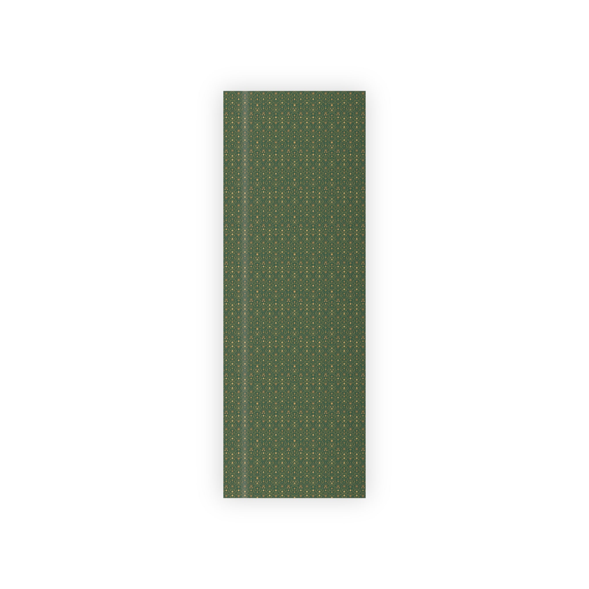 Green Holly Dots Gift Wrap Roll — Festive Christmas Wrapping Paper