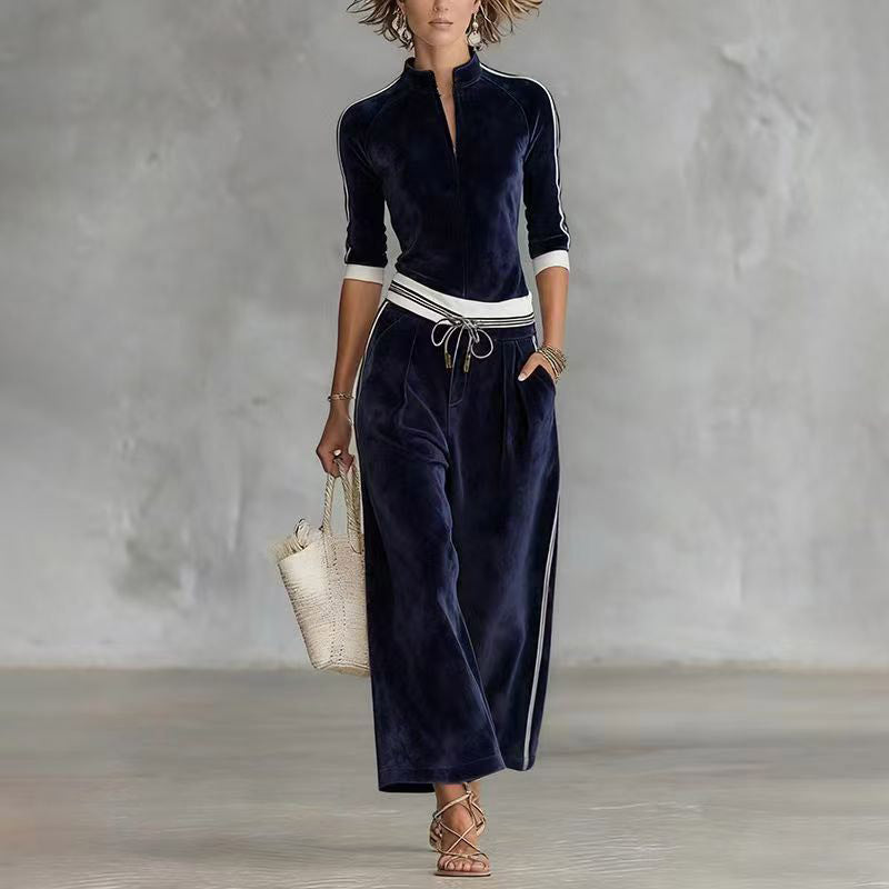 Womens FallWinter Fashionable Casual Sportswear Set