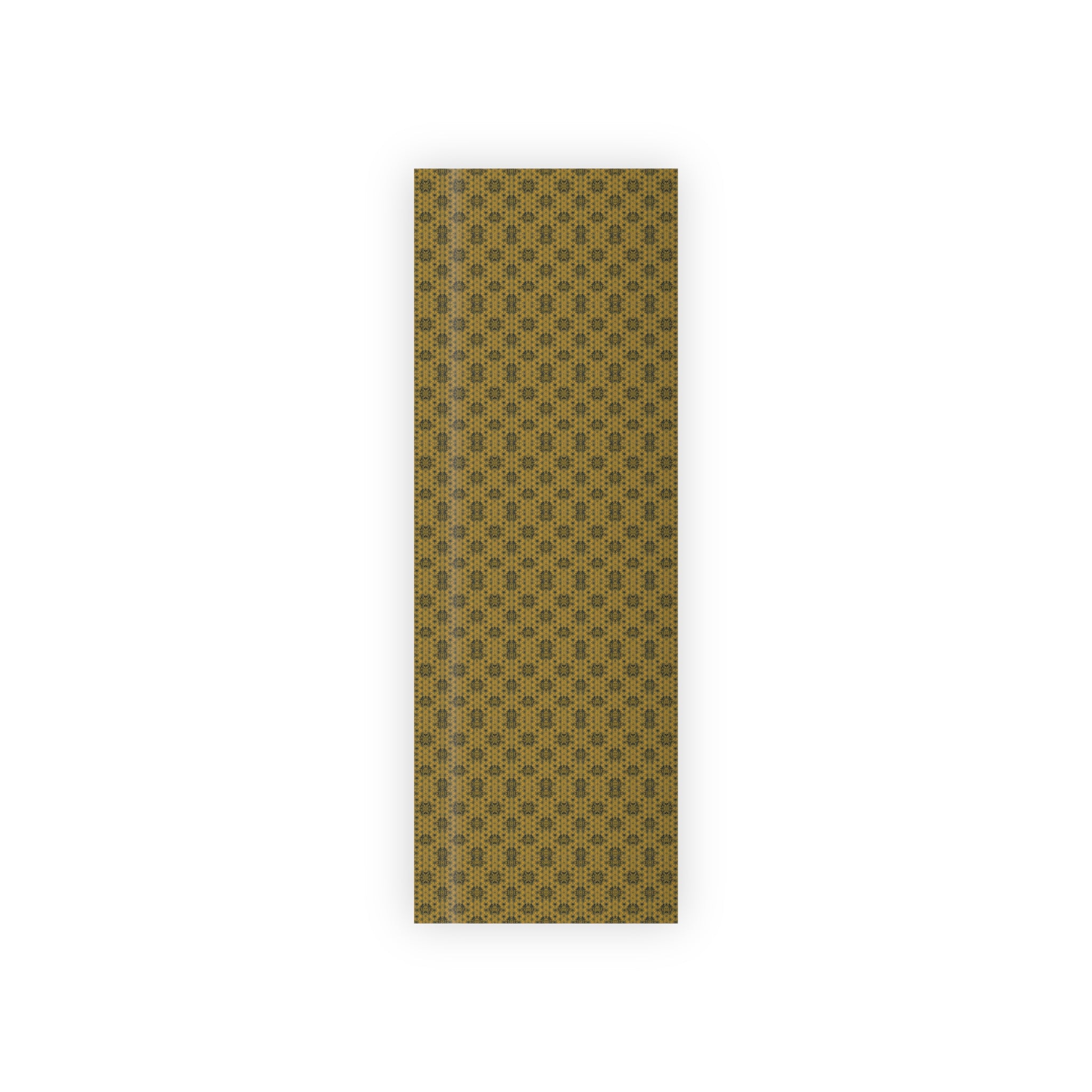 Wrapping Paper Roll — Gold Geometric Honeycomb Pattern