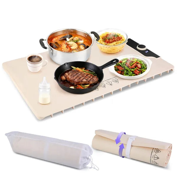 Portable Fast Heating Electric Silicone Food Warming Mat