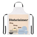 Dishclaimer Ding Dong Dish apron | kitchen dishes illustration