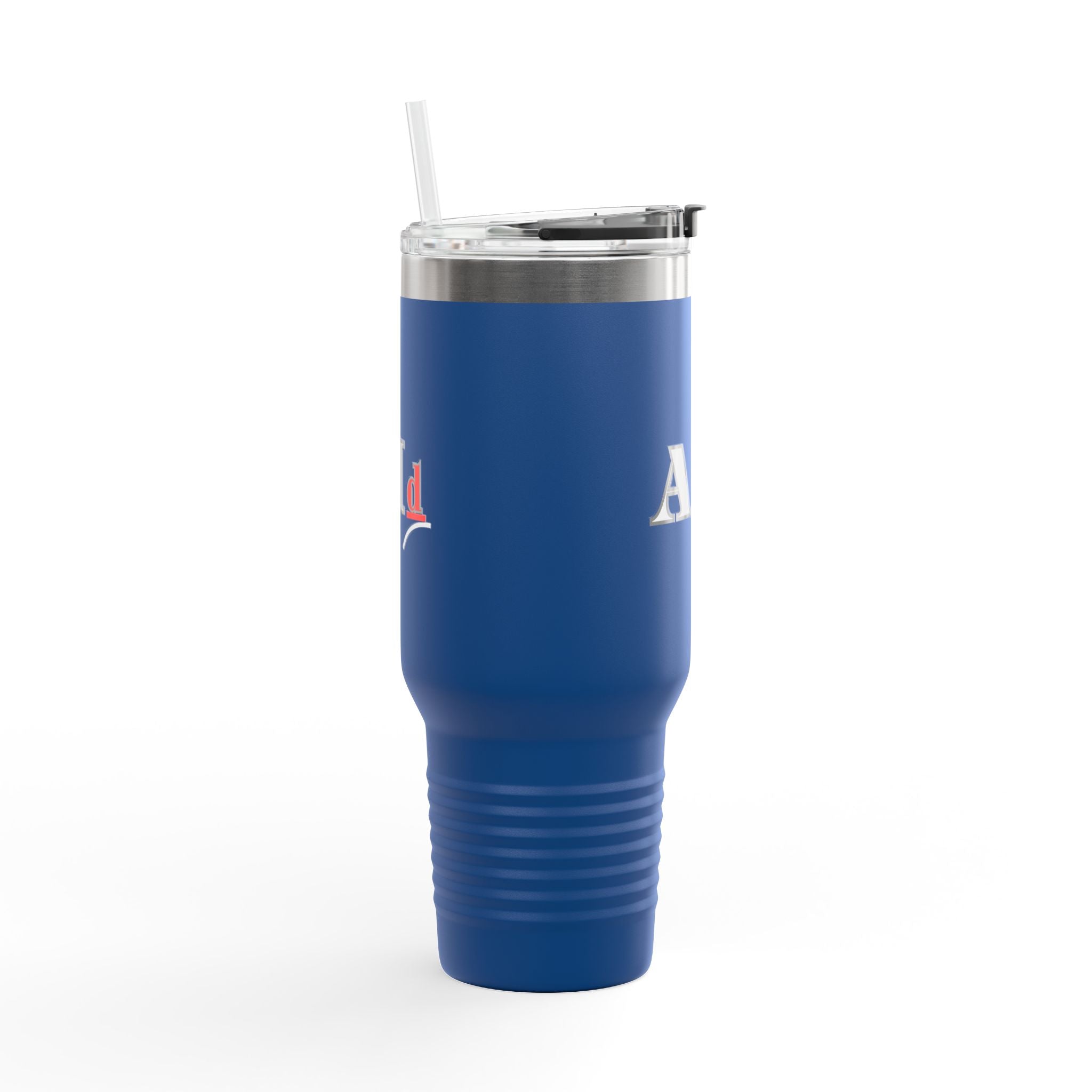 AI-Themed 40oz Insulated Travel Mug with Handle & Straw