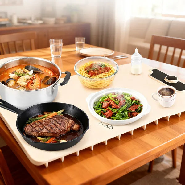 Portable Fast Heating Electric Silicone Food Warming Mat