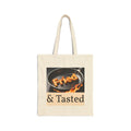 Fried & Tasted Tote Bag | Cooking Pan Graphic, Food Humor