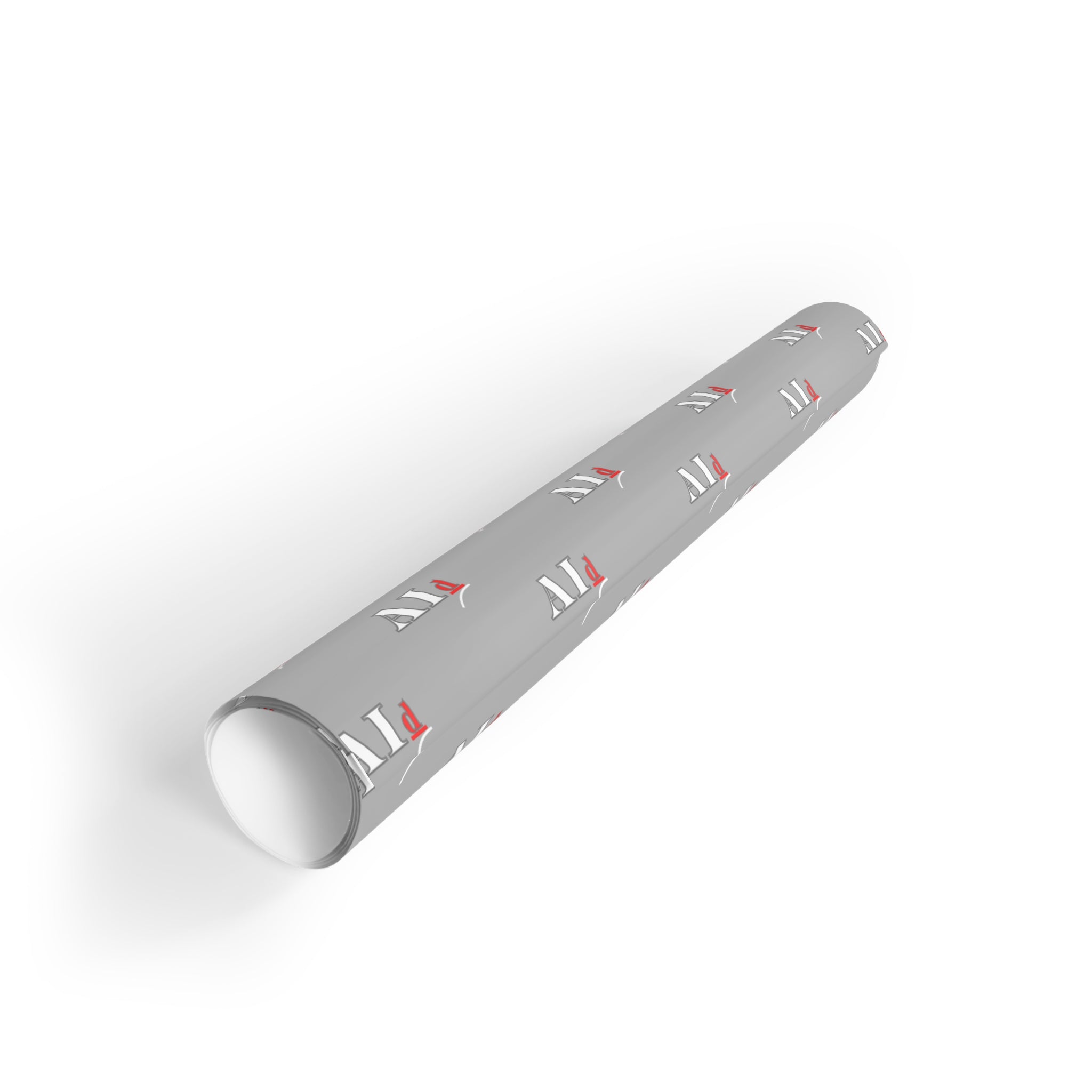 AI Candy Cane Pattern Festive Gift Wrap Roll