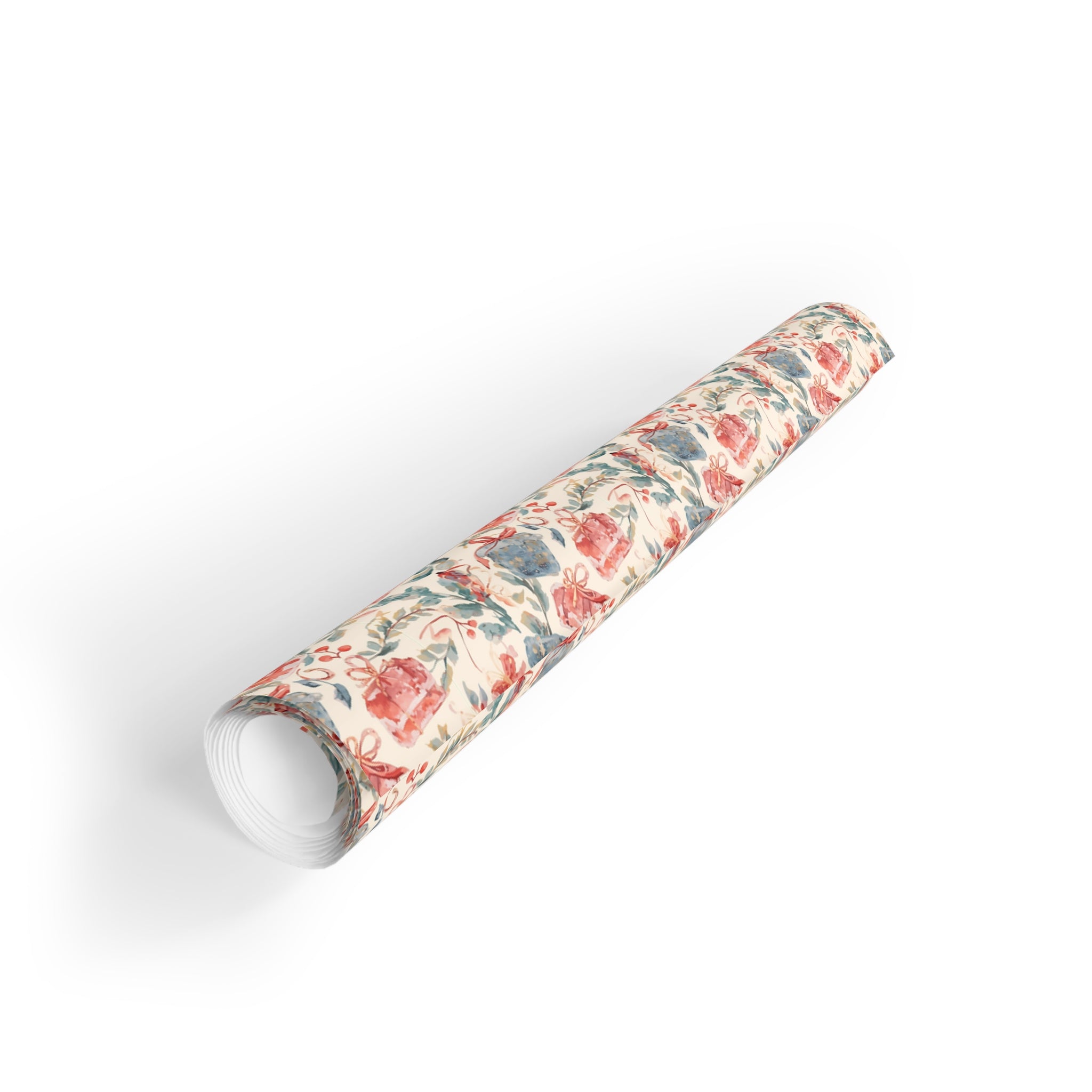 Floral Vintage Wrap Roll — Rose & Sage Gift Wrapping Paper