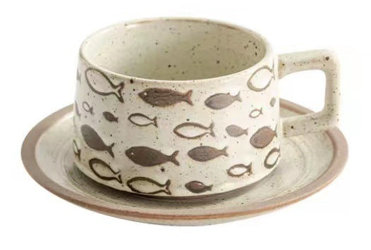 Ceramic coffee cup