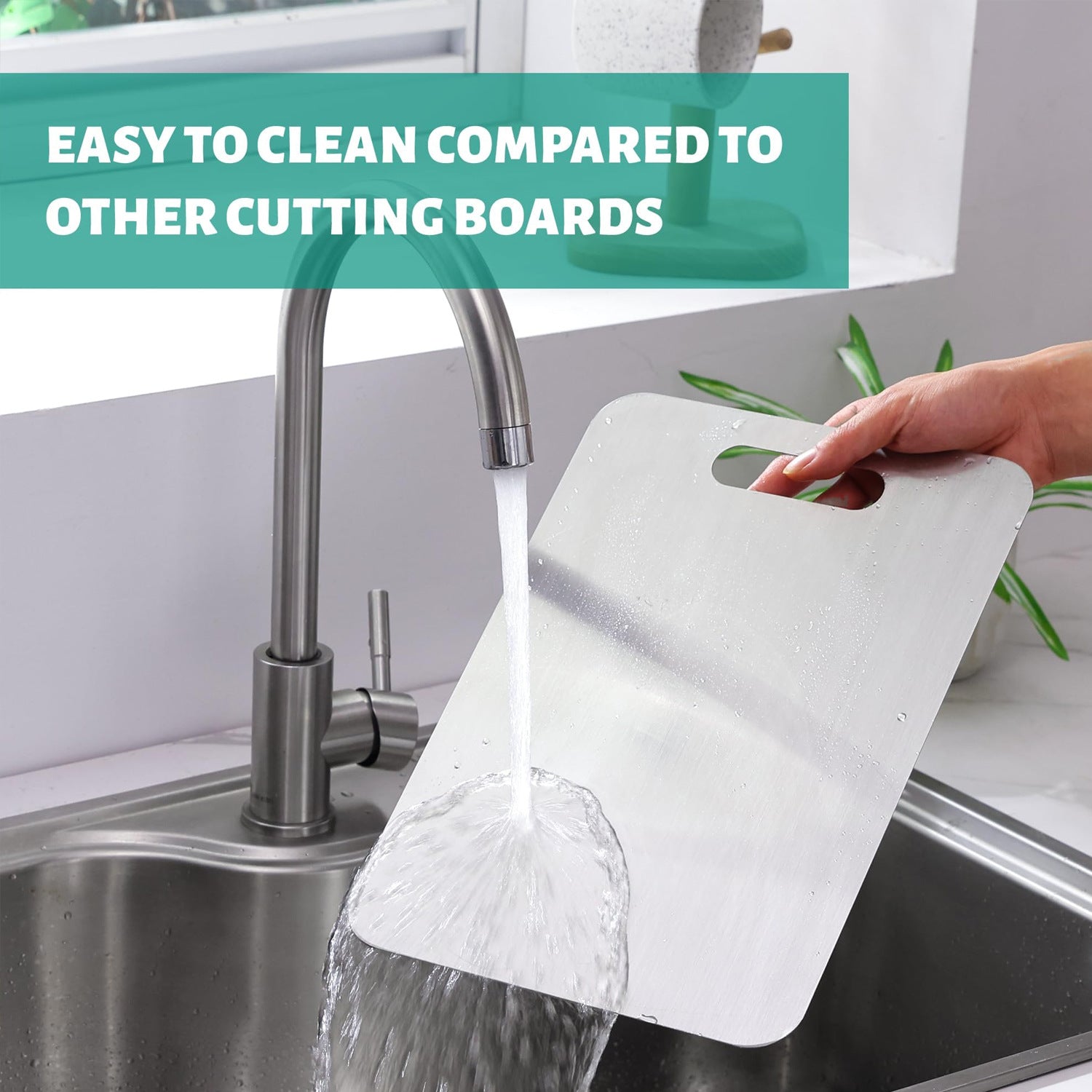 Cross-border Household Medical Grade Anti-mildew Double-sided Titanium Cutting Board