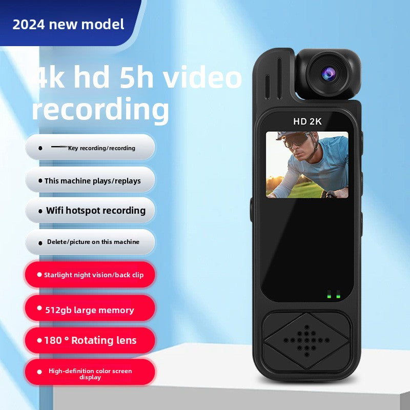 Portable Outdoor 4K infrared HD Body Camera