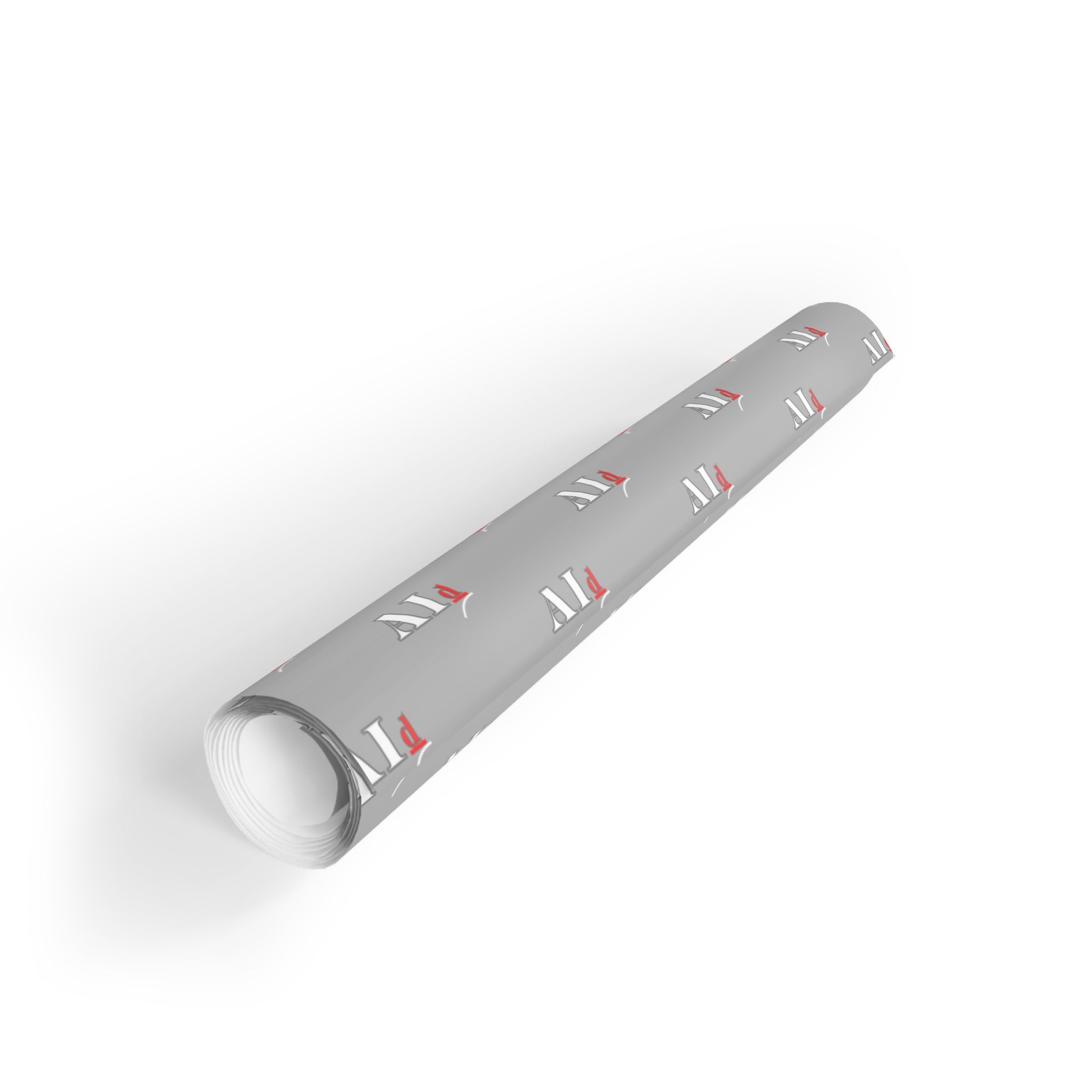 AI Candy Cane Pattern Festive Gift Wrap Roll