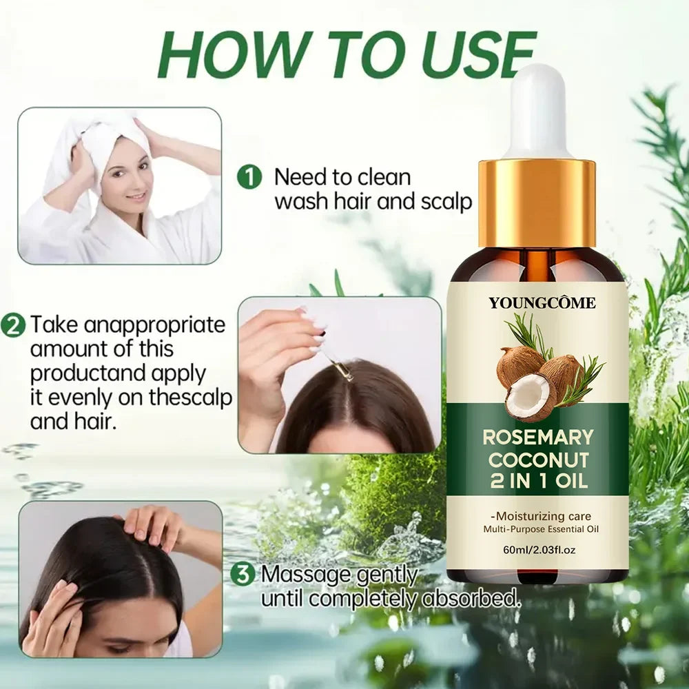Nourishing Rosemary Hair Oil