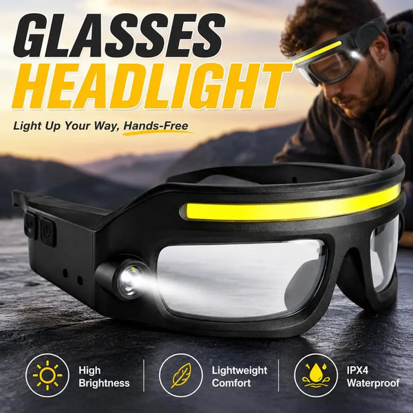 High-Vis LED Safety Glasses