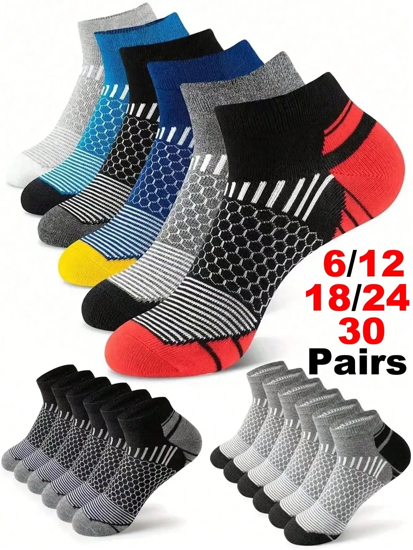 Versatile Men's Low Cut Socks