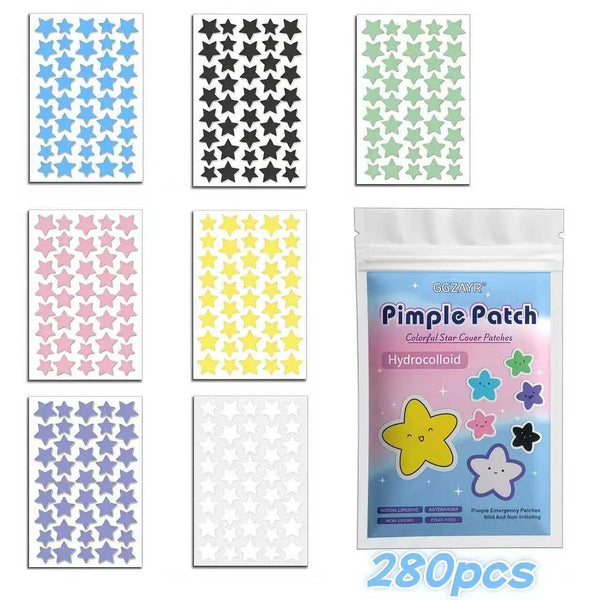 Colorful Star Skin Patches