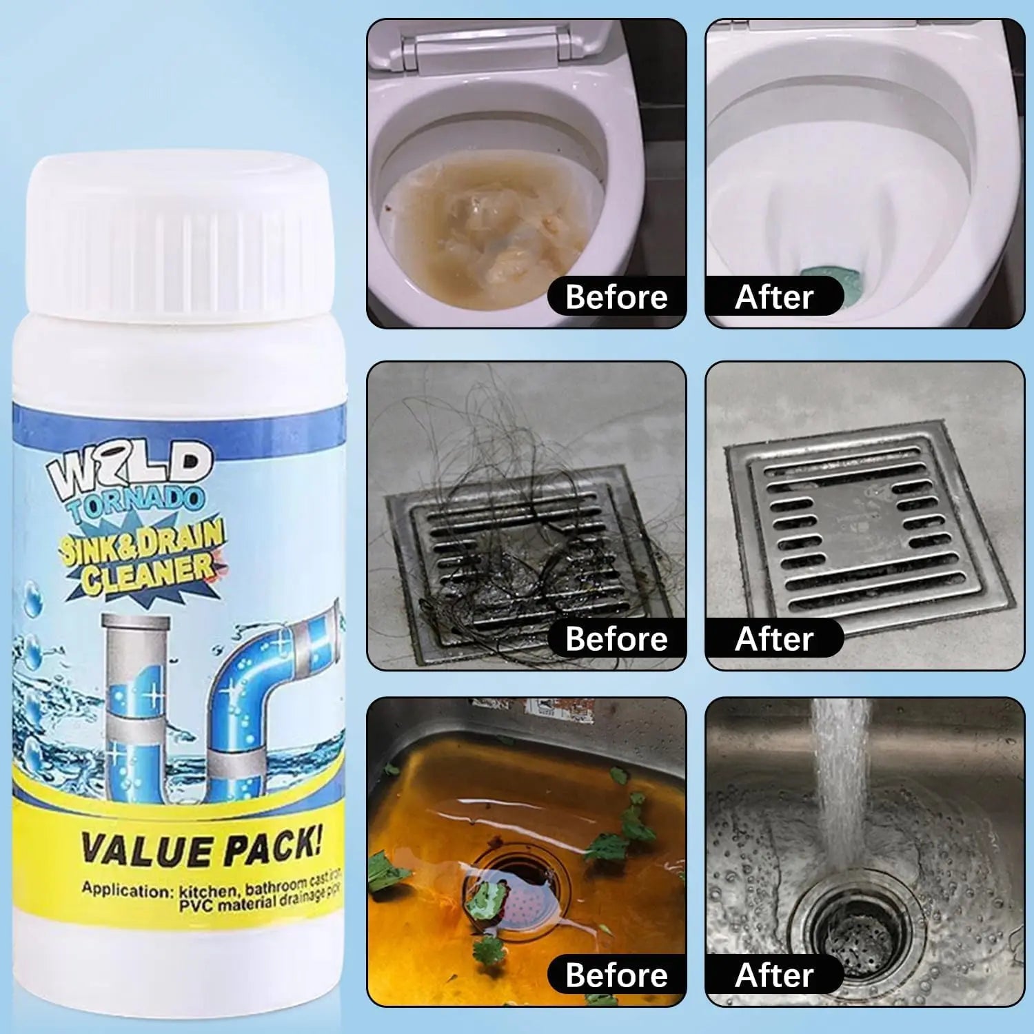 Quick Foaming Drain Cleaner