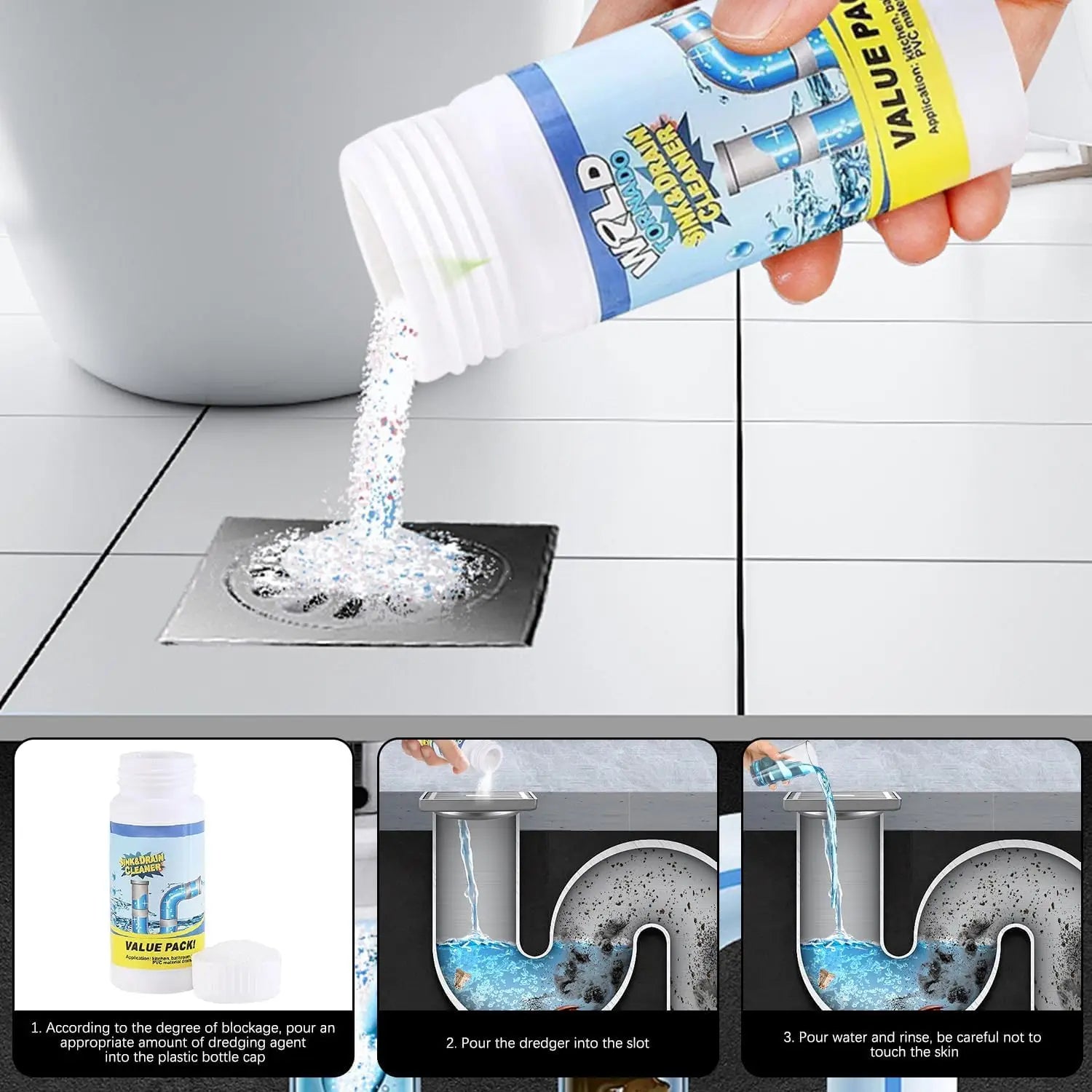 Quick Foaming Drain Cleaner