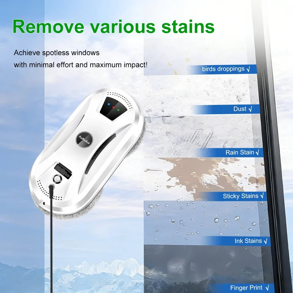 Smart Glass Cleaning Robot