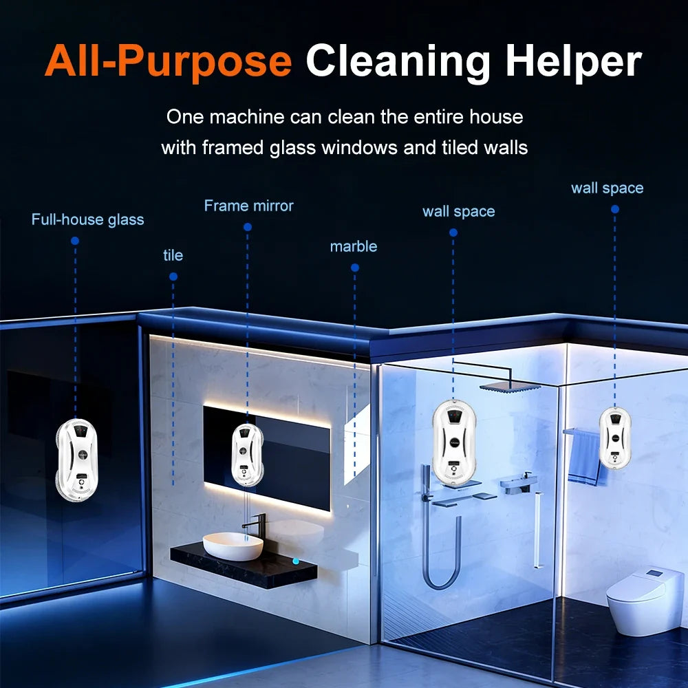 Smart Glass Cleaning Robot