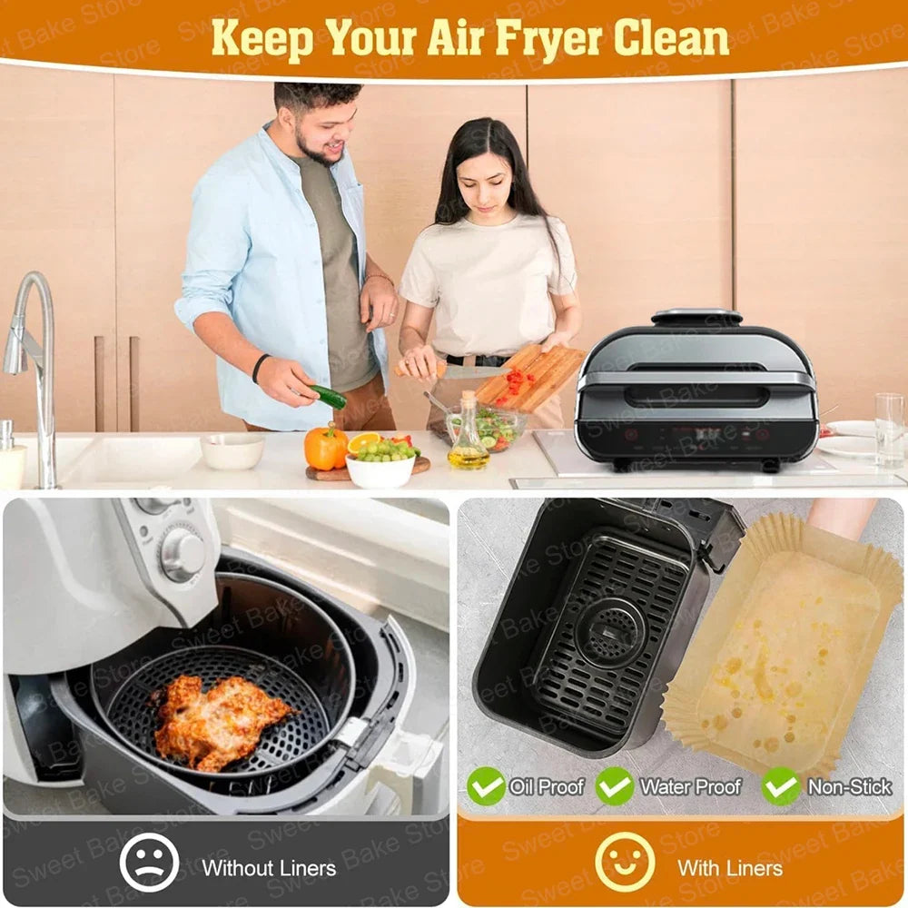 Effortless Air Fryer Liners