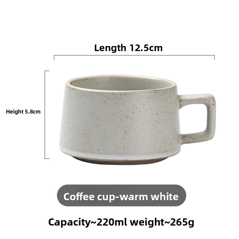 Ceramic coffee cup