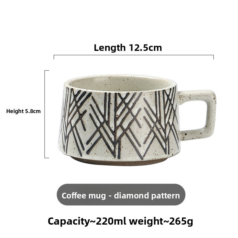 Ceramic coffee cup