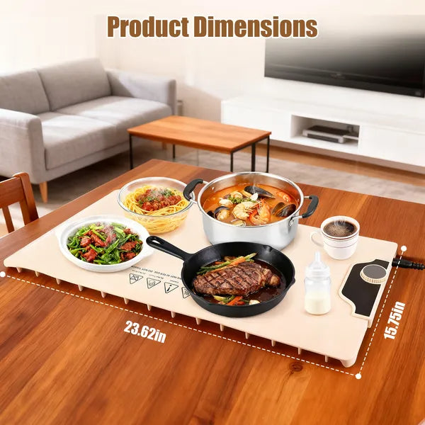 Portable Fast Heating Electric Silicone Food Warming Mat