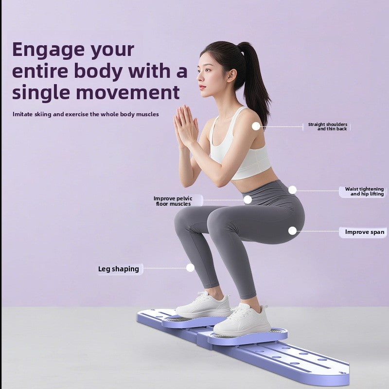 Home leg exercise machine for slimming thighs