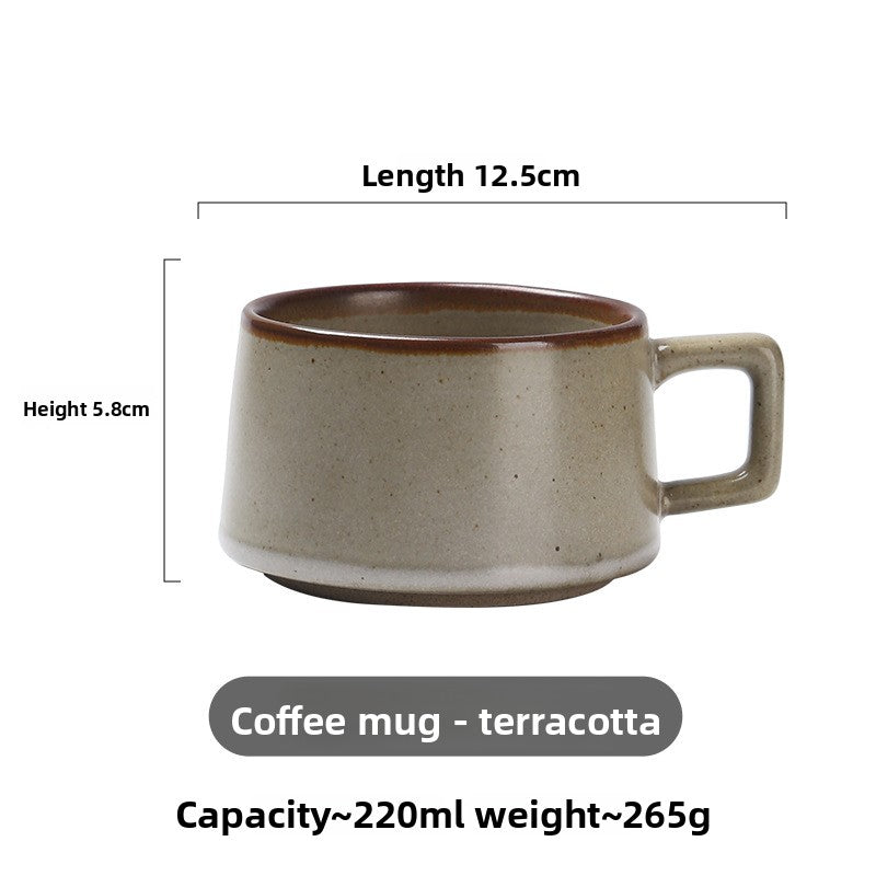 Ceramic coffee cup